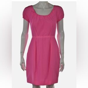 Bright pink J.Crew dress